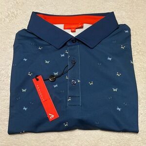 Redvanly Mens Size XXL 2X Fullerton Admiral Performance Polo MSRP $110 Butterfly